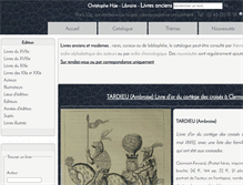 Tablet Screenshot of bibliographique.com